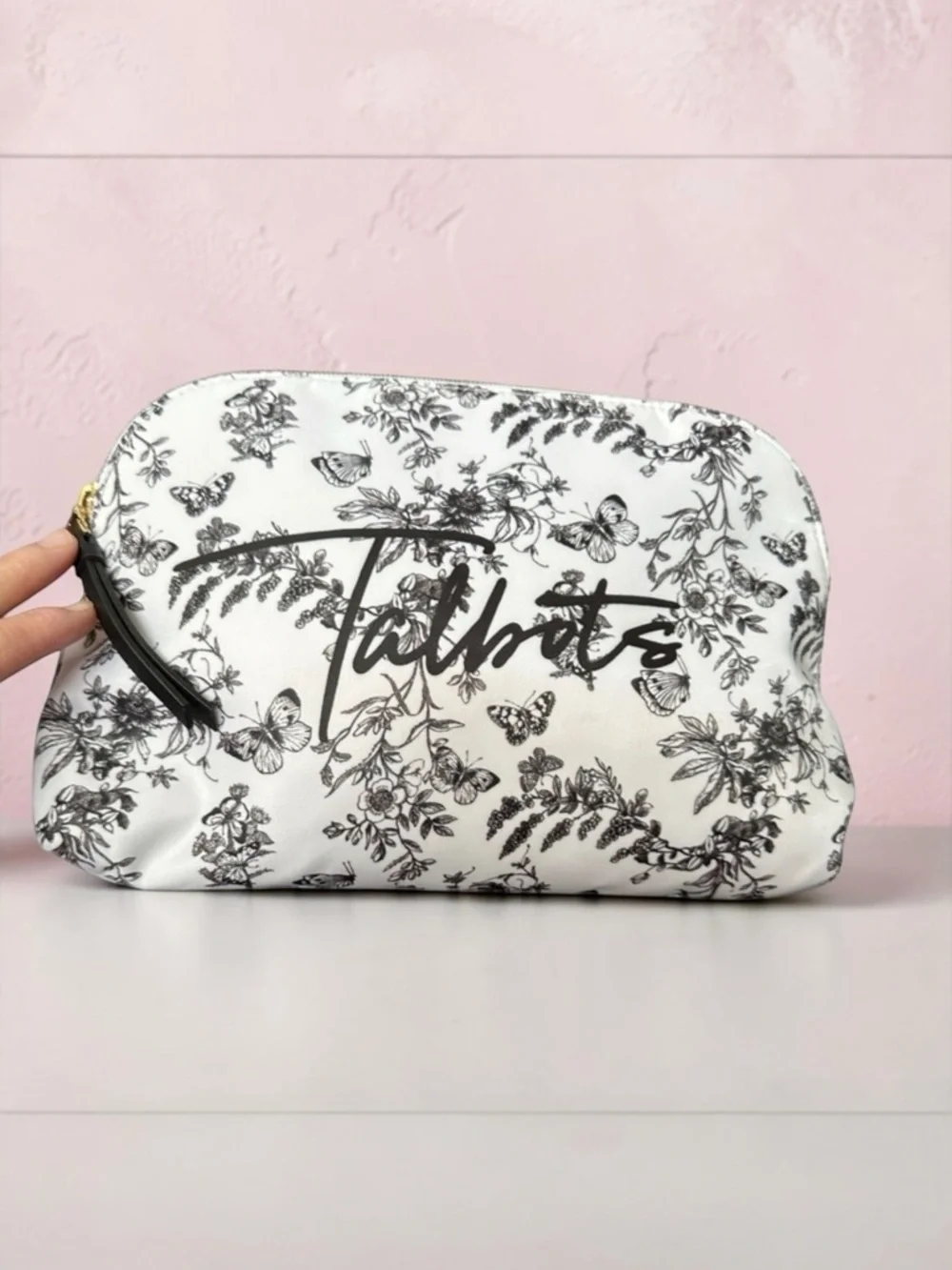 Talbots Zipper Cosmetic Bag new